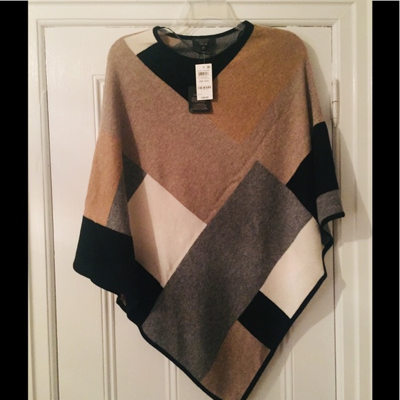 NWT 100% Pure Cashmere Poncho - Picture 5 of 5